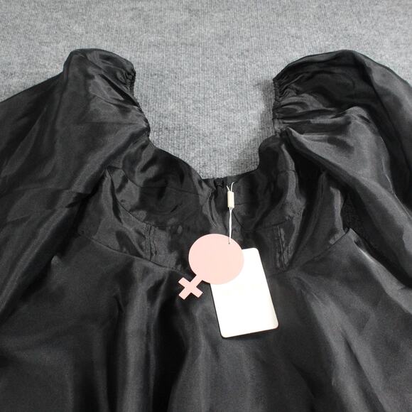 Selkie Dress Womens Small The Puff Mini Black Coquette Fairycore Princesscore - Picture 6 of 14